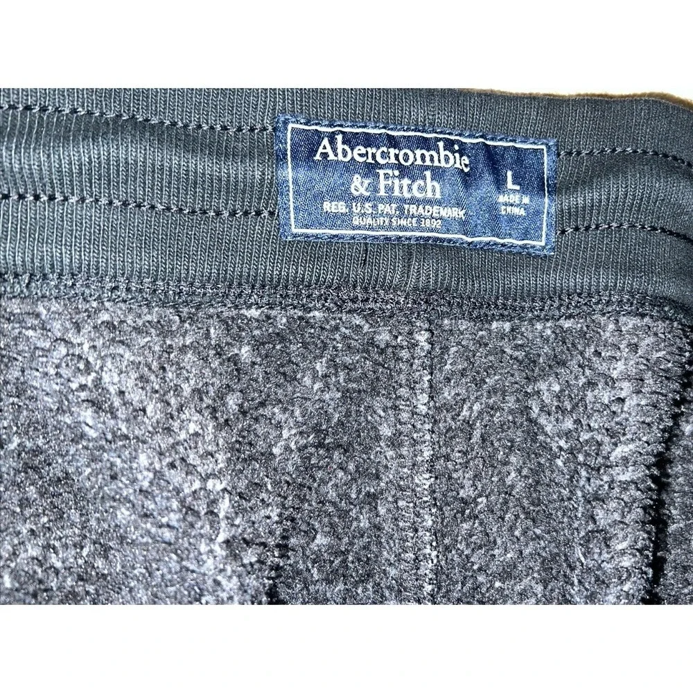 Abercrombie & Fitch Jogger Pants Mens Sz‎ Large Gray Drawstring